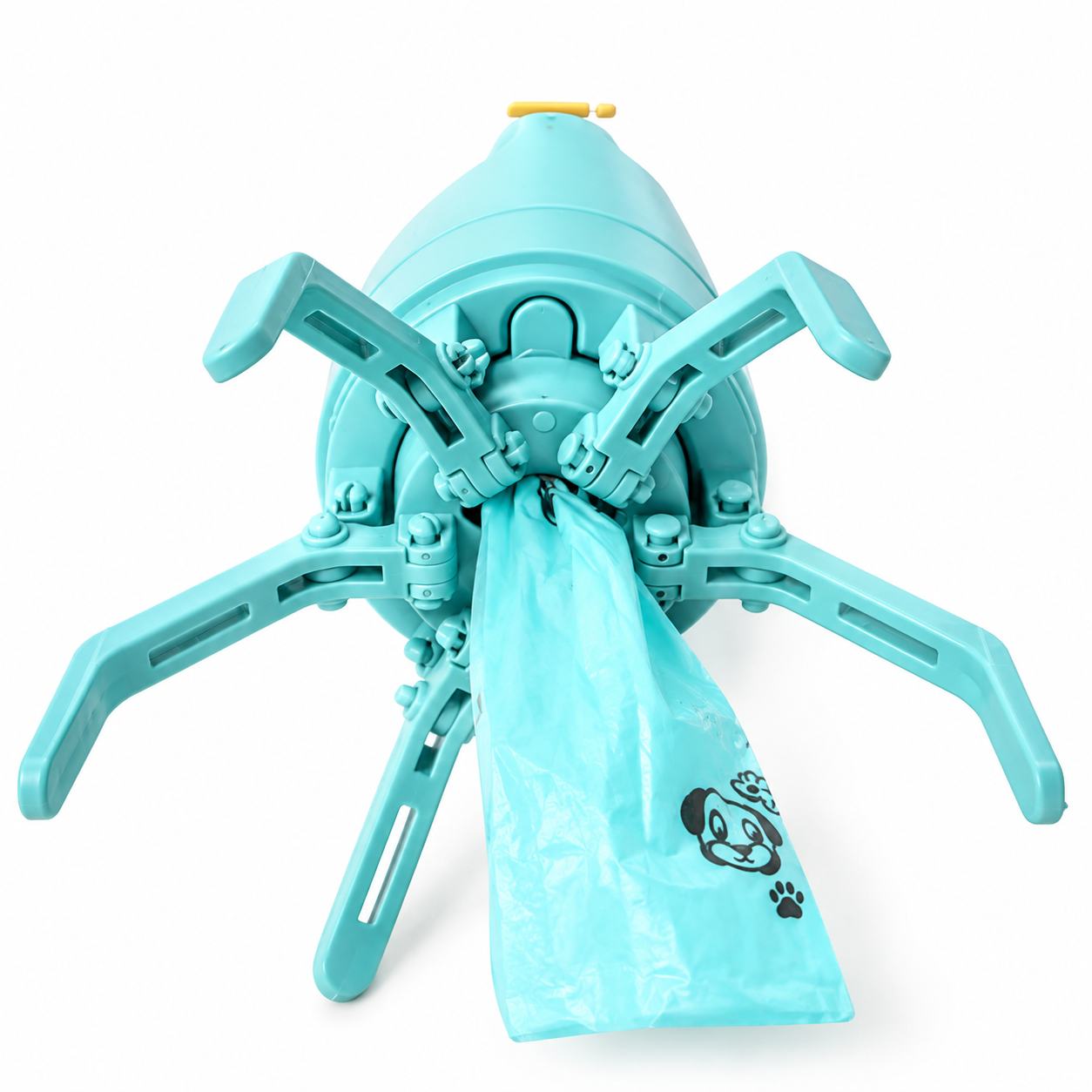 Portable Dog Pooper Scooper with Built-in Waste Bag Dispensr