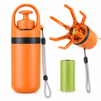 Portable Dog Pooper Scooper with Built-in Waste Bag Dispensr